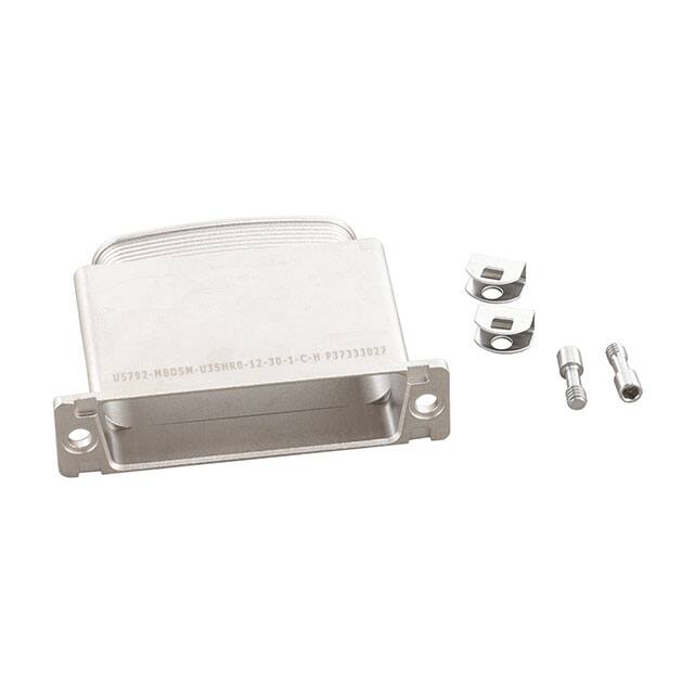 MBDSM-U3SMR0-12-30-1-C-H TE Connectivity Deutsch Connectors  Capots de connecteurs D-Sub en forme de D